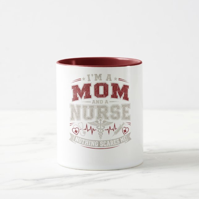 Im Mamma Och Sjuksköterska vinatge Mamma Present m Mugg (Center)