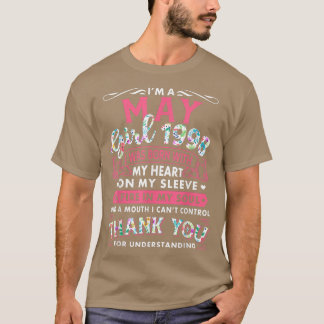 I'm May Girl 1998 Funny 24th Birthday Gift 24 Year T Shirt