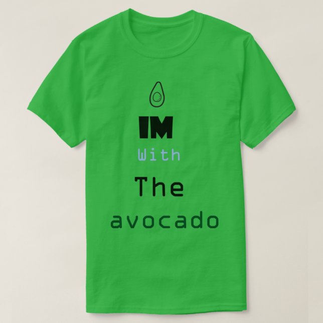 im med avokado 56 t shirt (Design framsida)