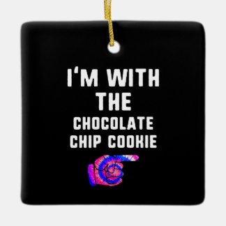 Im med choklad Chip Cookie | Färgämnen för däck Julgransprydnad Keramik