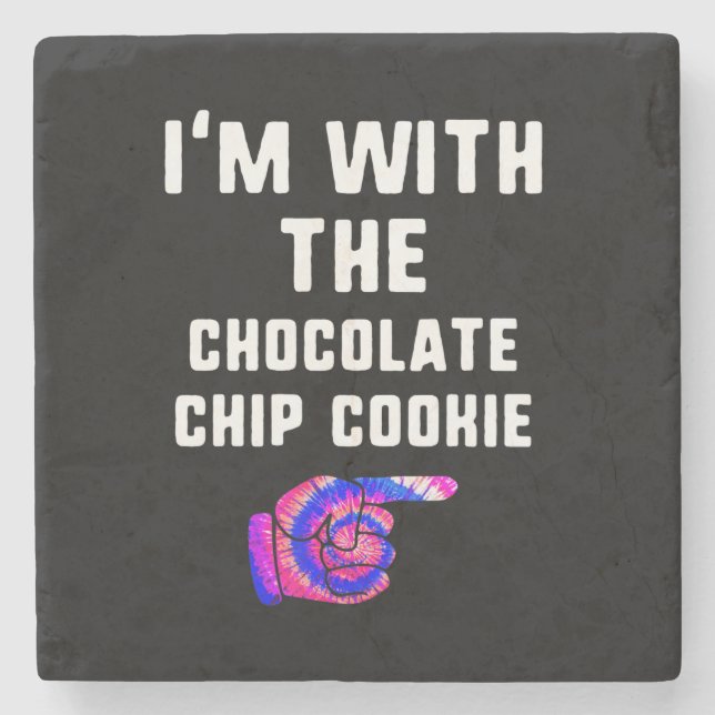 Im med choklad Chip Cookie | Färgämnen för däck Stenunderlägg (Framsidan)