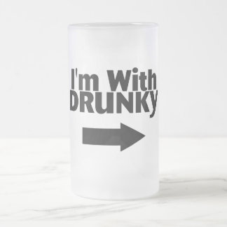 Im med Drunky Frostat Ölglas