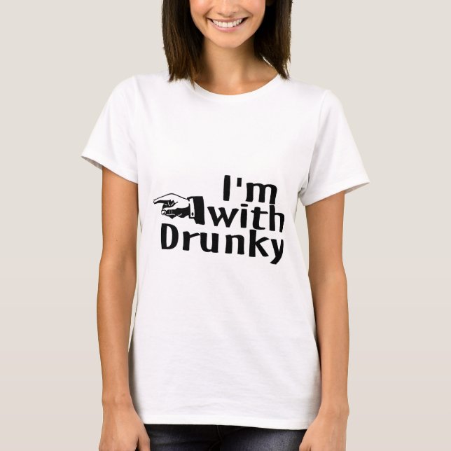 Im med Drunky T-shirt (Framsida)