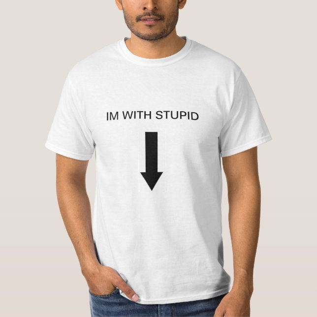 IM MED DUMT (besegra), Tee Shirt (Framsida)