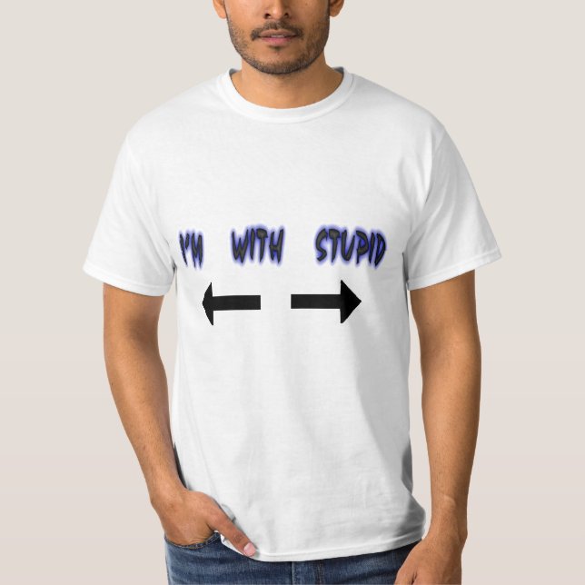 im med dumt tee shirt (Framsida)