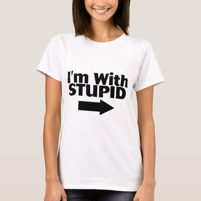 Im med dumt tee shirt (Framsida)
