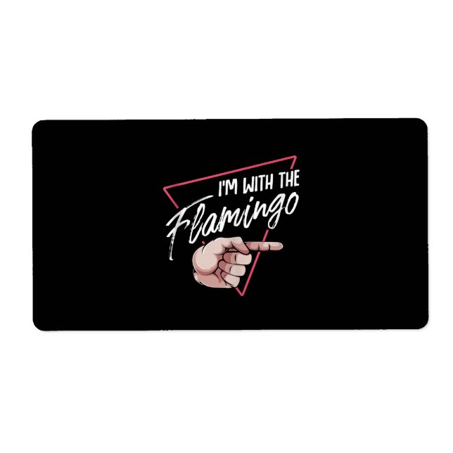 Im med Flamingo Halloween som matchar en par kosty Fraktsedel (Framsidan)