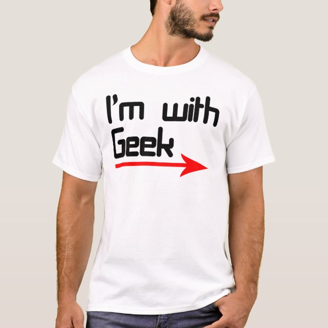 Im med geeken t-shirt (Framsida)