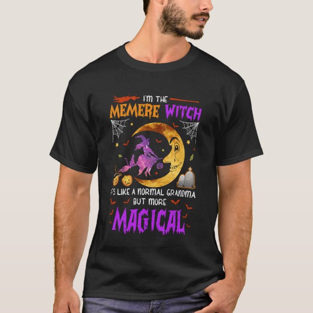I'm Memere Witch French Cajun Grandma Magical Hall T Shirt (Framsida)