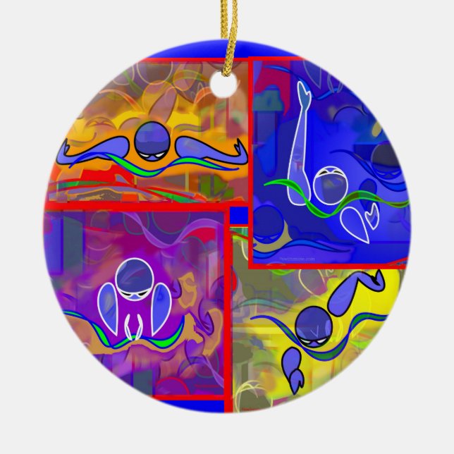 IM morgon Julgransprydnad Keramik (Framsidan)