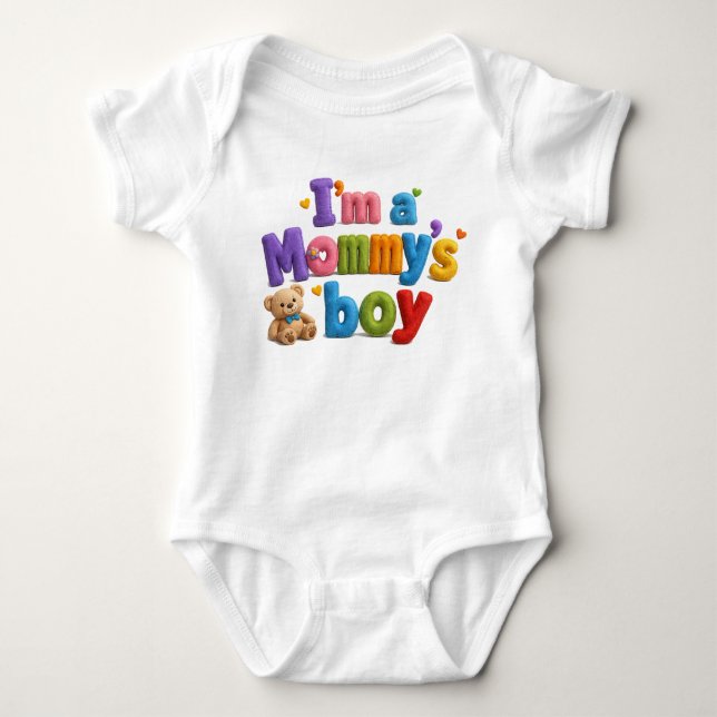 I'm Mummy's boy multi color T Shirt (Framsida)