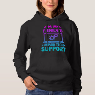 Im My Familys Obetalt Tech Support Funny Computer T Shirt