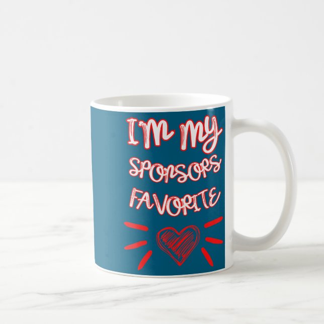 I'm My Snsors Favorite Funny Quote  Kaffemugg (Höger)