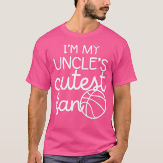 Im My Uncles 1 Cutest Fläkt Basketball Player Niec T Shirt
