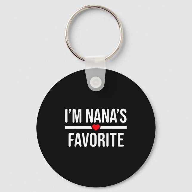 I'm Nana's Favorite  Nyckelring (Framsida)