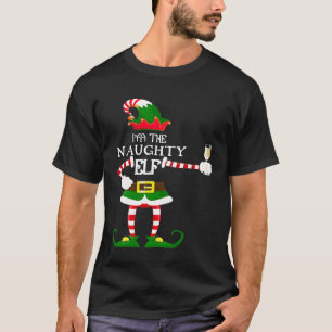 Im NAUGHTY Elf Matching Family Shirt Vin Kärlek T