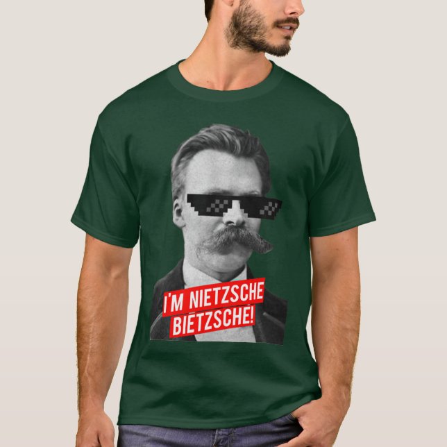Im Nietzsche Bietzsche tjej T Shirt (Framsida)