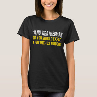 Im No Weatherman im skämtar humor-ogärningsman T Shirt