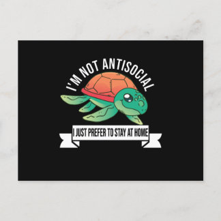 I'm Not Antisocial I Just Prefer To Stay At Home Vykort