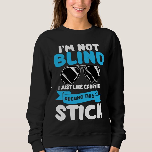 I'm Not Blind Visually Impaired Braille Alphabet B T Shirt (Framsida)
