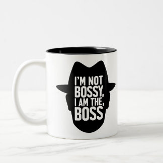 I'm Not Bossy, I Am The Boss Två-Tonad Mugg