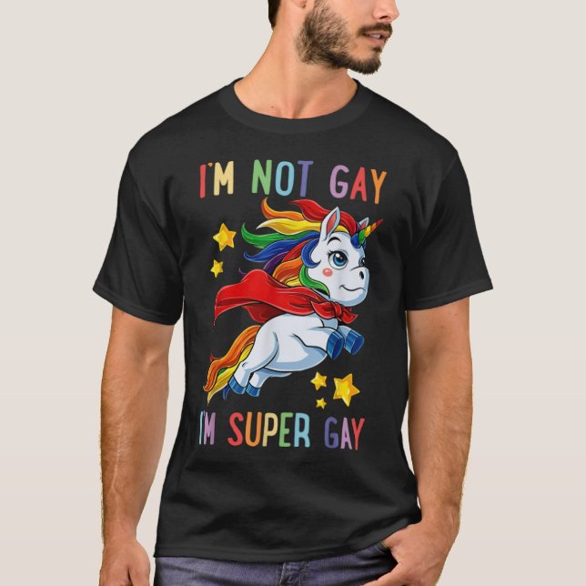 Im Not Gay Im Toppen Gay (7) T Shirt (Framsida)