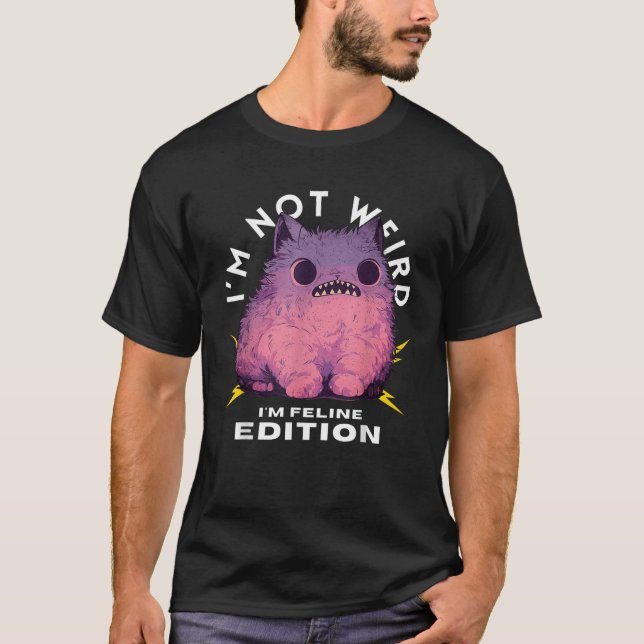 Im Not Konstig Im Kattdjur Edition Funny Pastel Go T Shirt (Framsida)
