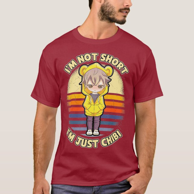Im Not Kort Im Just Chibi Kawaii Anime Älskare T Shirt (Framsida)