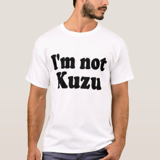 I'm Not Kuzu Funny Japanese Slang Typography Graph Tee Shirt