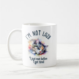 Im not lazy kaffemugg