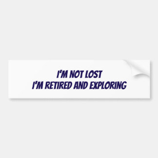 I'm not lost sticker bildekal
