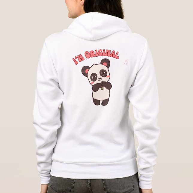 Im Not Perfekt Panda Cute Aesthetic T Shirt (Baksida)