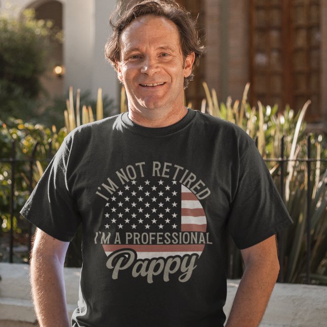 I'm not Retired I'm a Professional Pappy T Shirt (Skapare uppladdad)