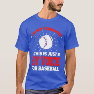 Im Not Screaming Coaching Sports Coach Baseball fu T Shirt