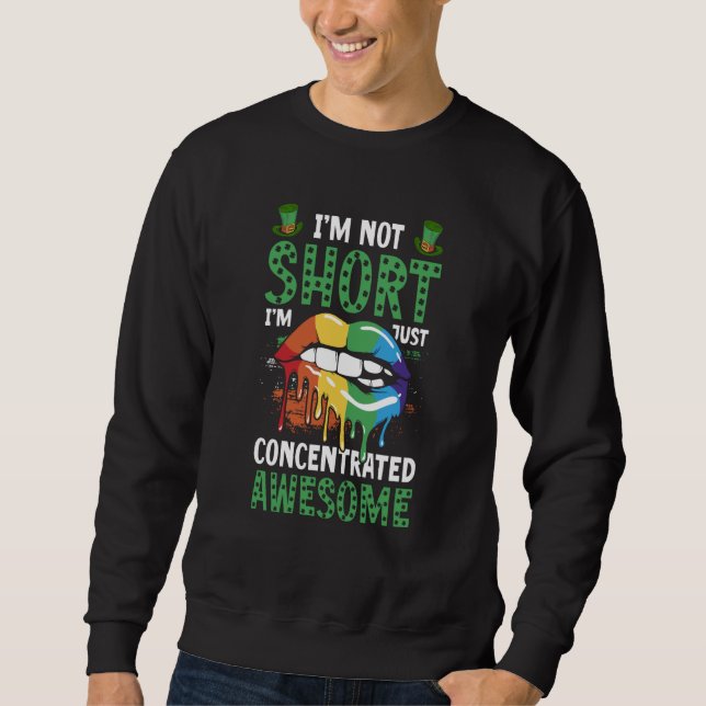 Im Not Short Im Just Concentrated Awesome LGBT Lång Ärmad Tröja (Framsida)