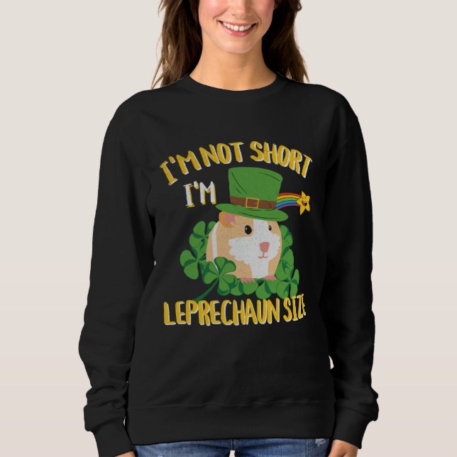 I'm Not Short I'm Leprechaun Size Guinea Pig Desig T Shirt (Framsida)