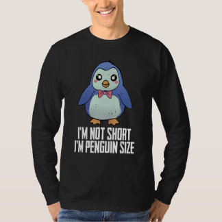 Im Not Short Im Penguin Size Lazy Halloween Costum T Shirt