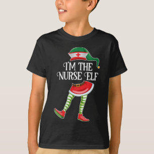 Im Nurse Elf-julmatchningen RN LPN Medical T Shirt