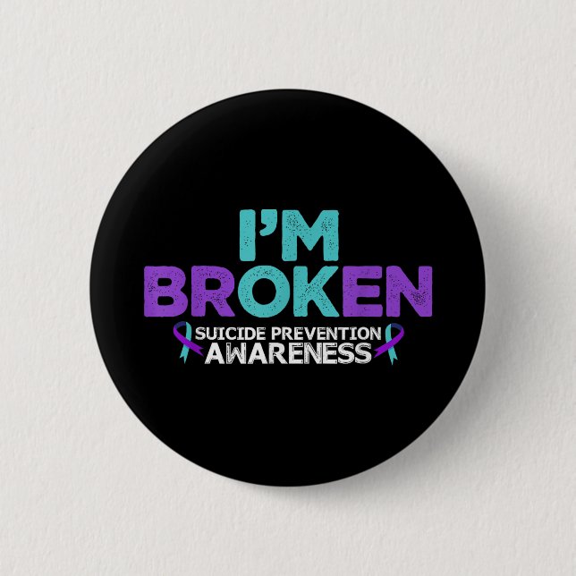 Im Ok Im Broken Suicide Prevention Awareness Semme Knapp (Framsida)