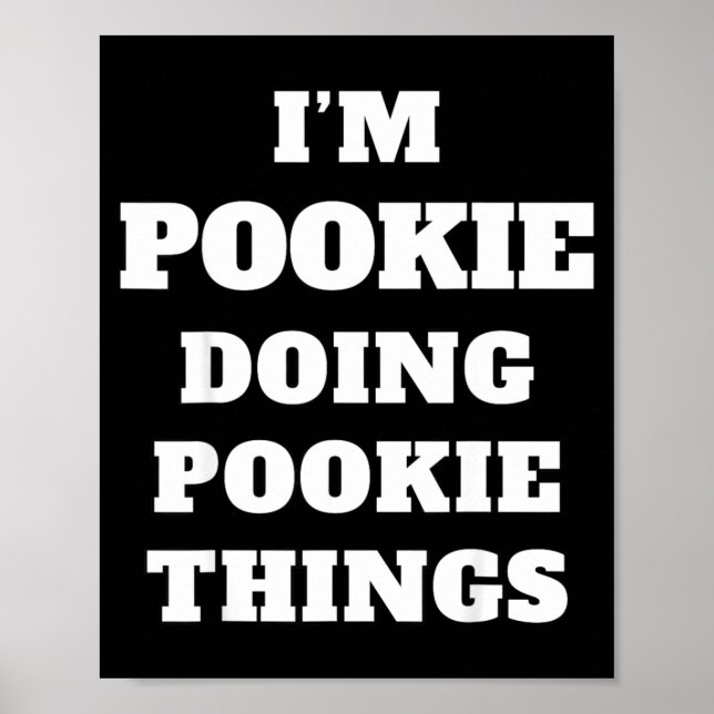 I'm Okie Doing Okie Things Aesthetic Slang Viral G Poster (Framsidan)