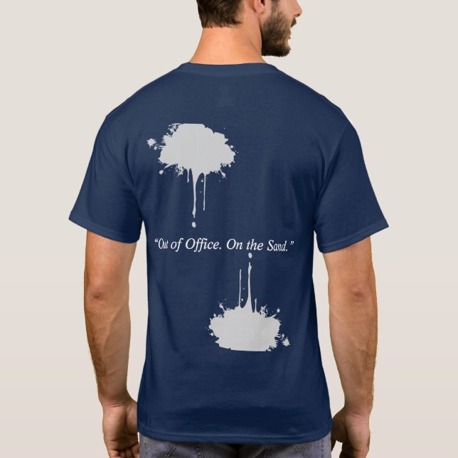 I'm On Beach Time – Minimal Summer Tee (Baksida)