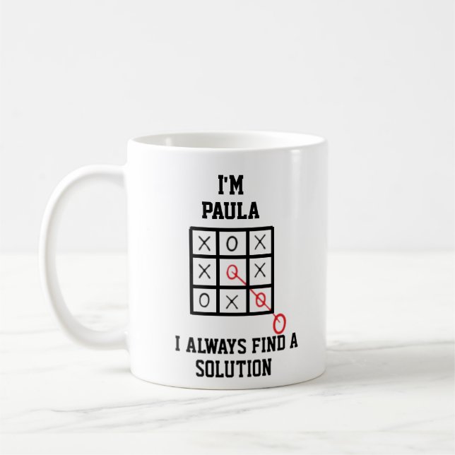 Im Paula jag hittar alltid en lösning mugg (Vänster)