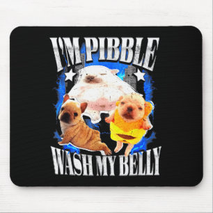 Im Pibble Tvätta Min Mage Fransk Bulldog  Musmatta