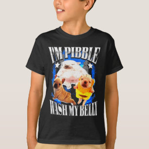 Im Pibble Tvätta Min Mage Fransk Bulldog T Shirt