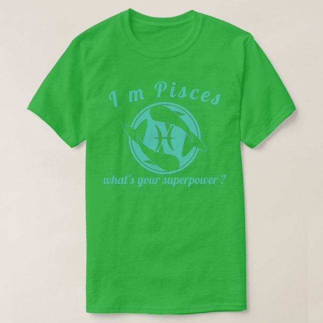 Im pissar vassar i supermakt t shirt (Design framsida)