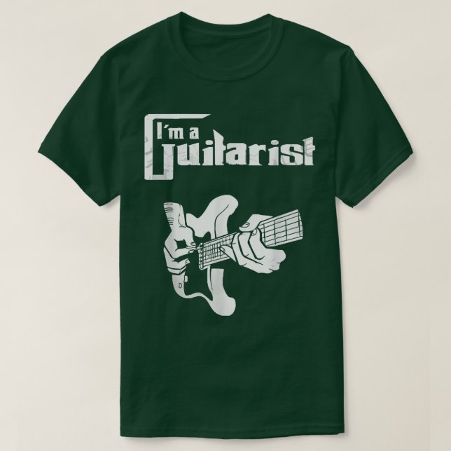 Im Playing Guitar REGuitarist tee Gift For Mens Da (Design framsida)