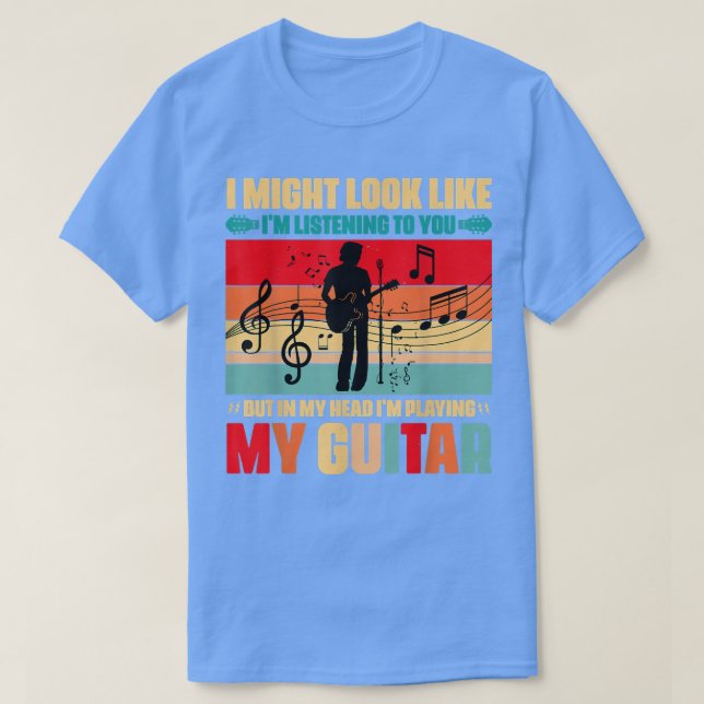 Im Playing My Guitar Music Lover Apparel 1822 T Shirt (Design framsida)