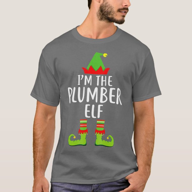 Im Plumber Elf Matching Family Group T Shirt (Framsida)