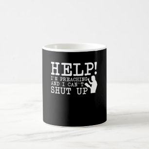 Im predika Cant stängd upp pastorskjorta Kaffemugg