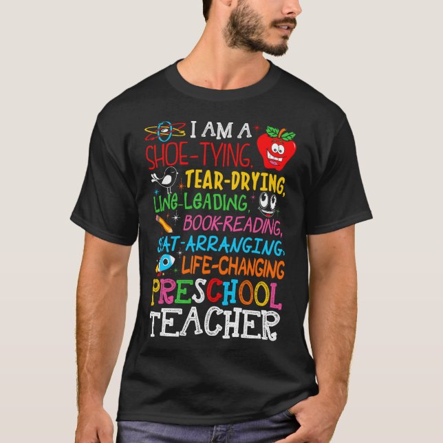 Im Preschool Teacher Tshirt T Shirt (Framsida)